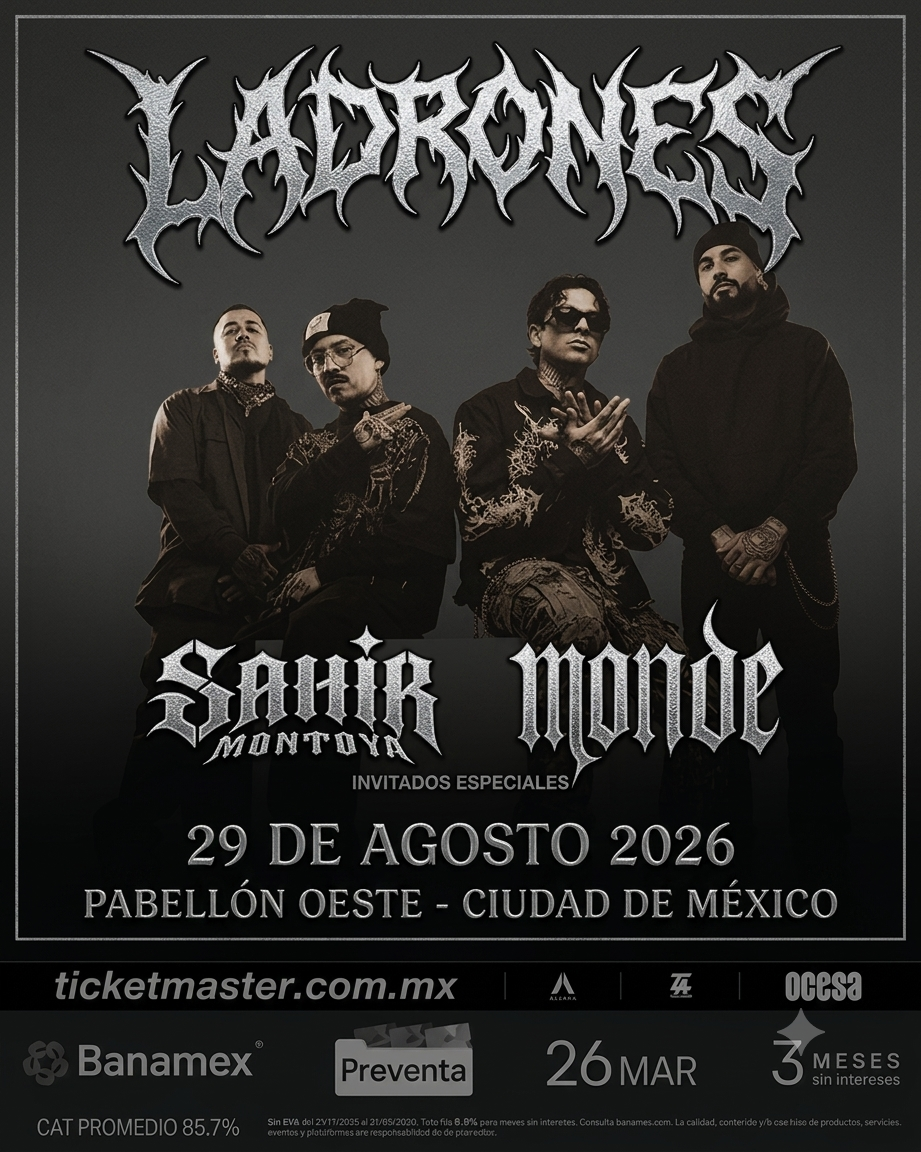 Ladrones llega a la Ciudad de México con su potente show en vivo post thumbnail image